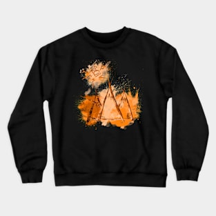 My Mountains and Hiking Art Crewneck Sweatshirt